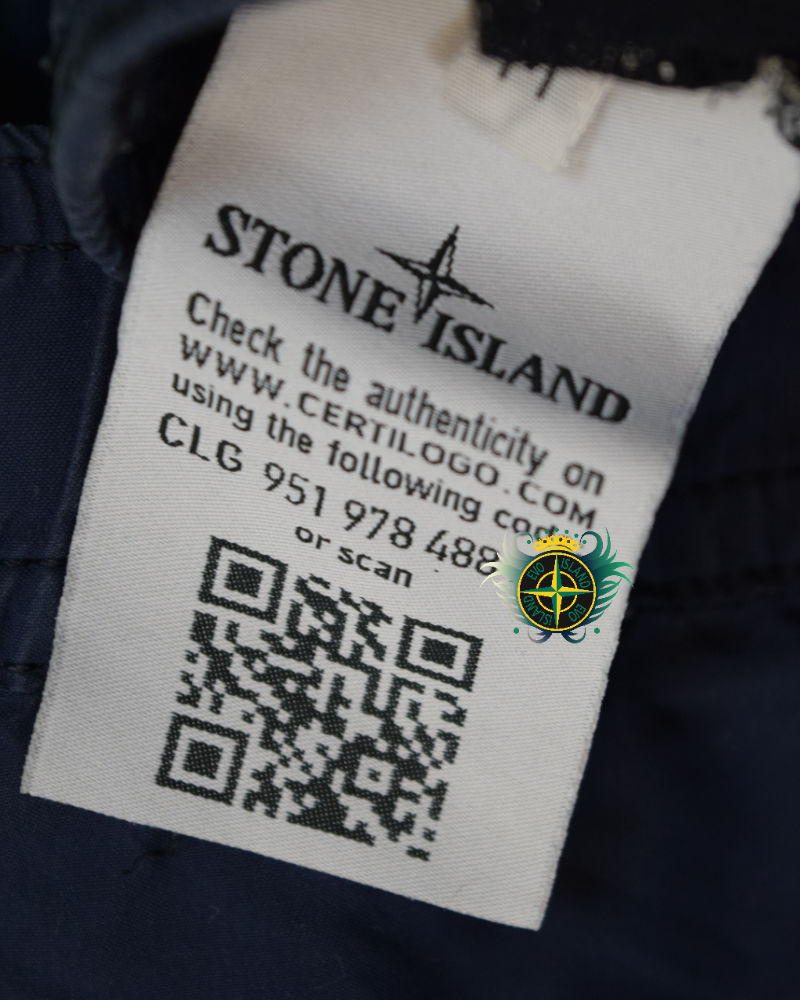 Stone Island Swim Shorts Navy Blue detail view