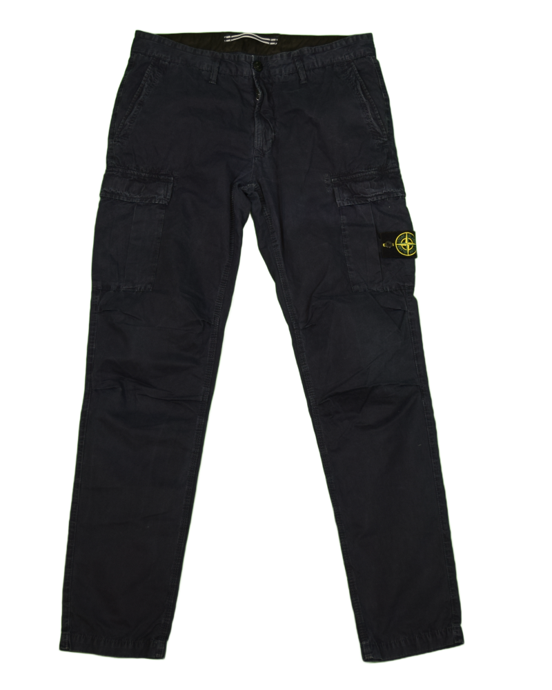 Stone Island Cargos Navy blue front view