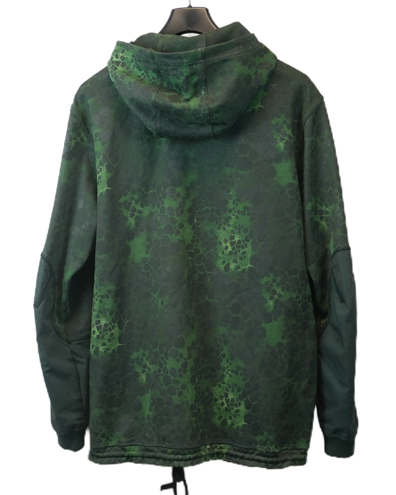 Stone Island Alligator Camo Hoodie Green