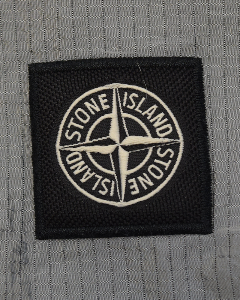 Stone Island Nylon Metal Patch Project Ripstop Sweater Silver