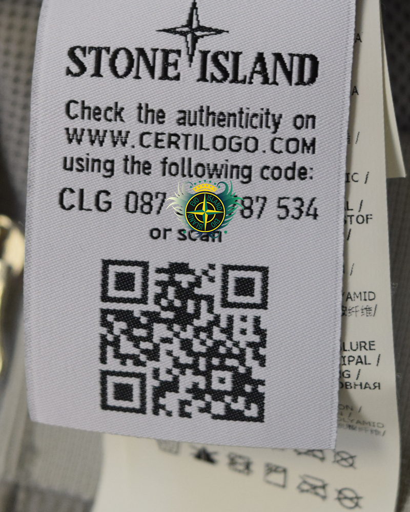 Stone Island Nylon Metal Patch Project Ripstop Sweater Silver