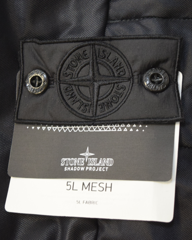 Stone Island Shadow Project 5L Mesh Bomber Black