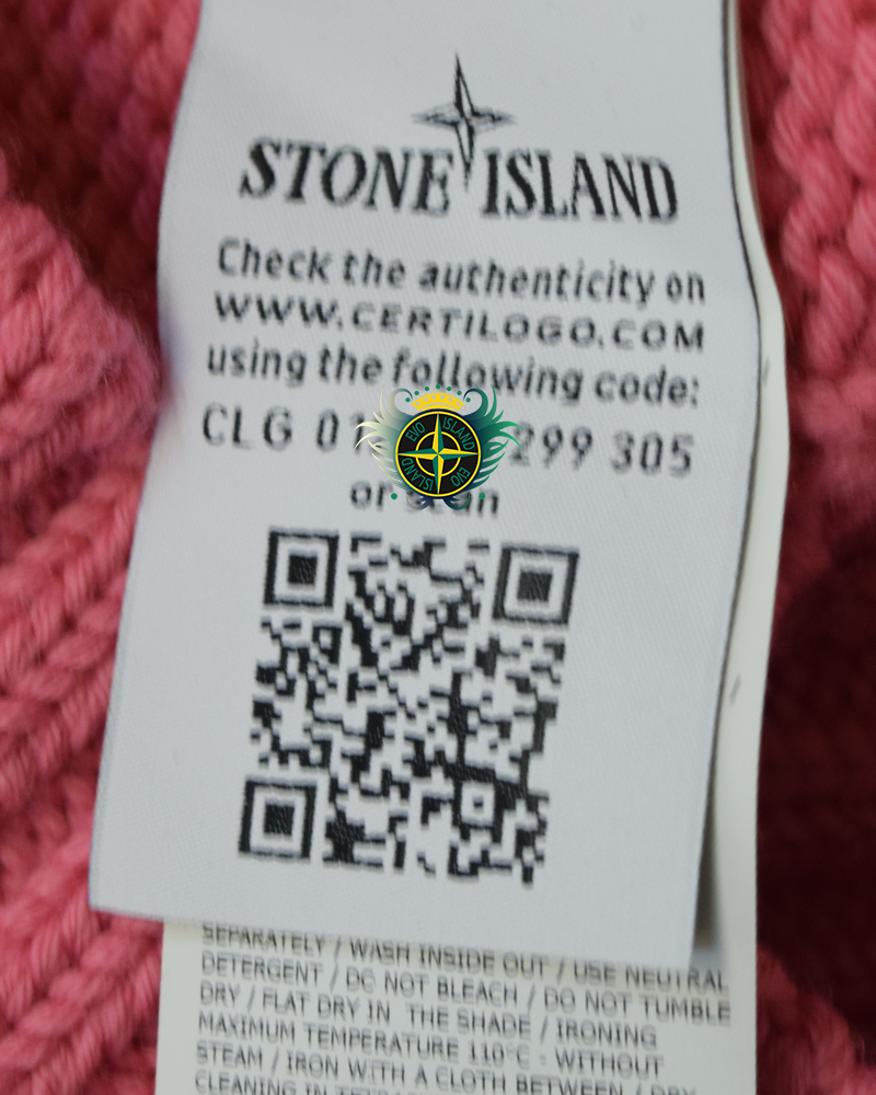 Stone Island Heavy Knit Sweatshirt Pink
