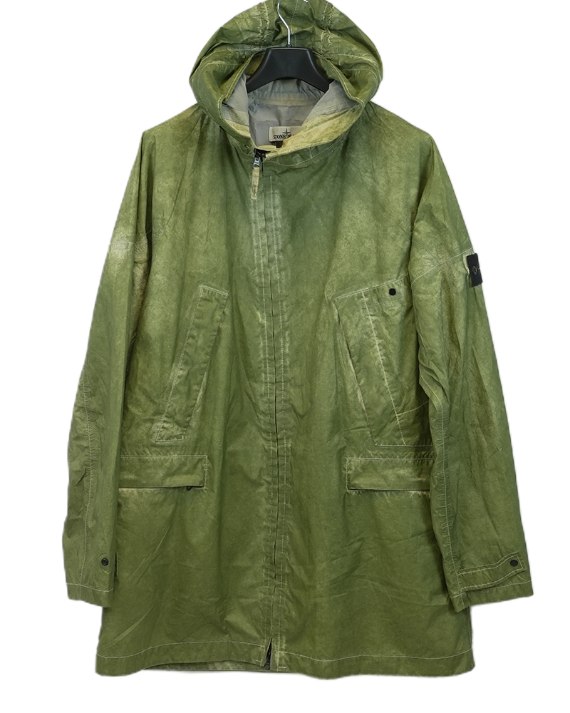 Stone Island Membrana 3L with Dust Colour Finish Green