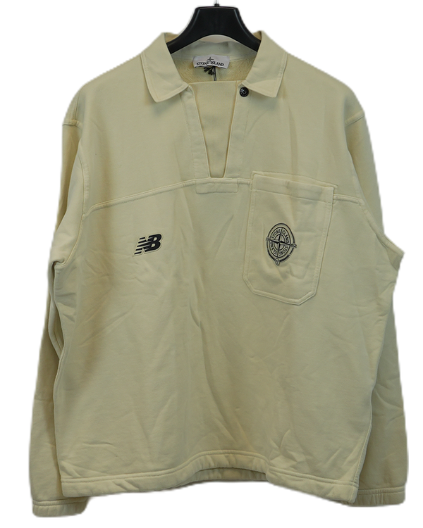 Stone Island X New Balance Drill Sweater Cream