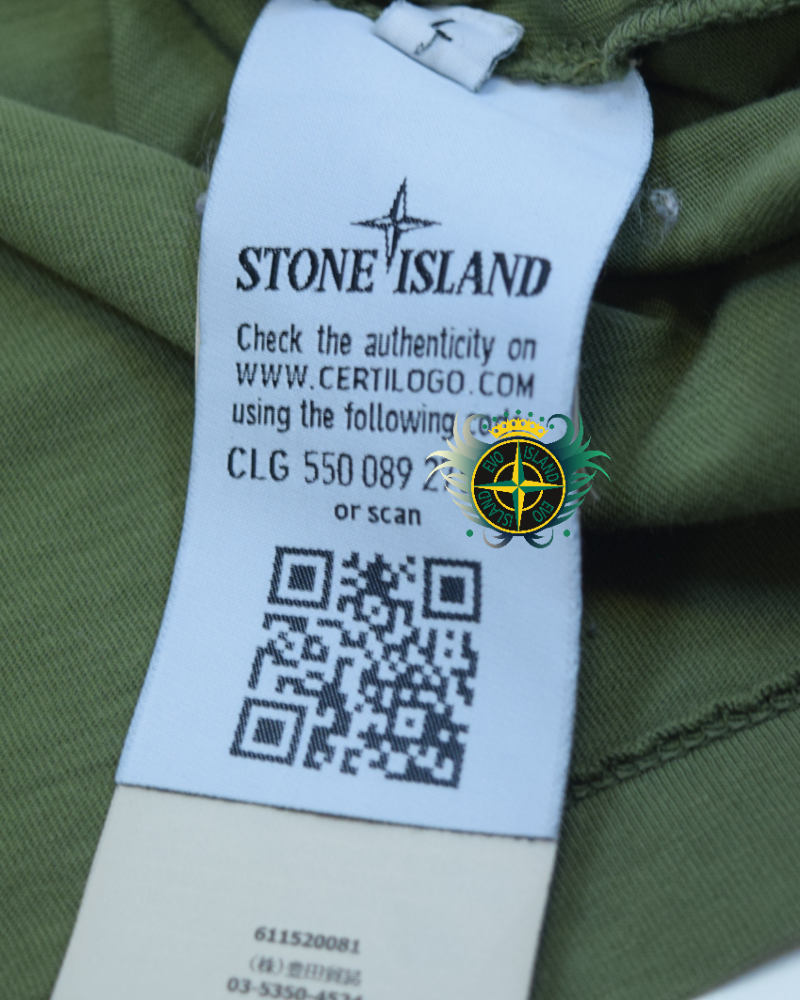 Stone Island Tortoiseshell Camo print T-shirt detail view