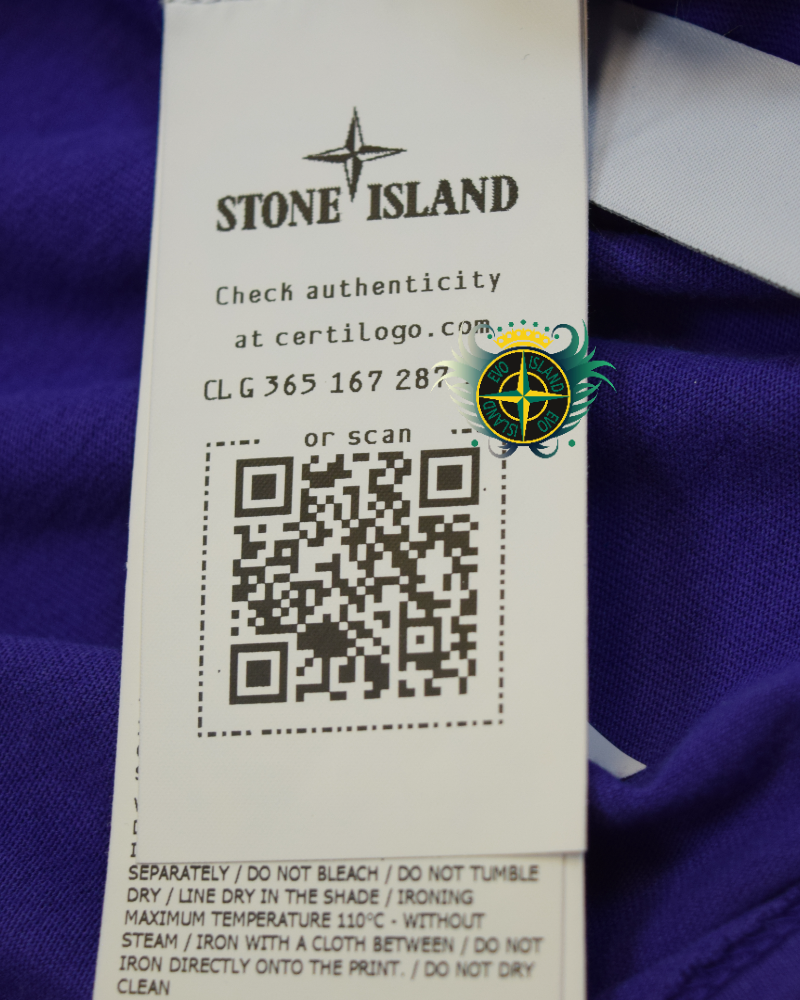 Stone Island Solar Exclipse T-Shirt Purple detail view