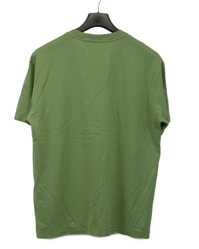 Stone Island Compass Patch Roject T-Shirt Green back view