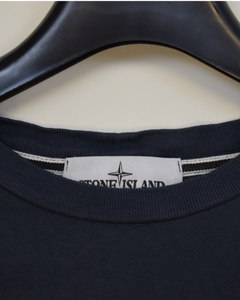 Stone Island Tricromia T-Shirt Grey detail view