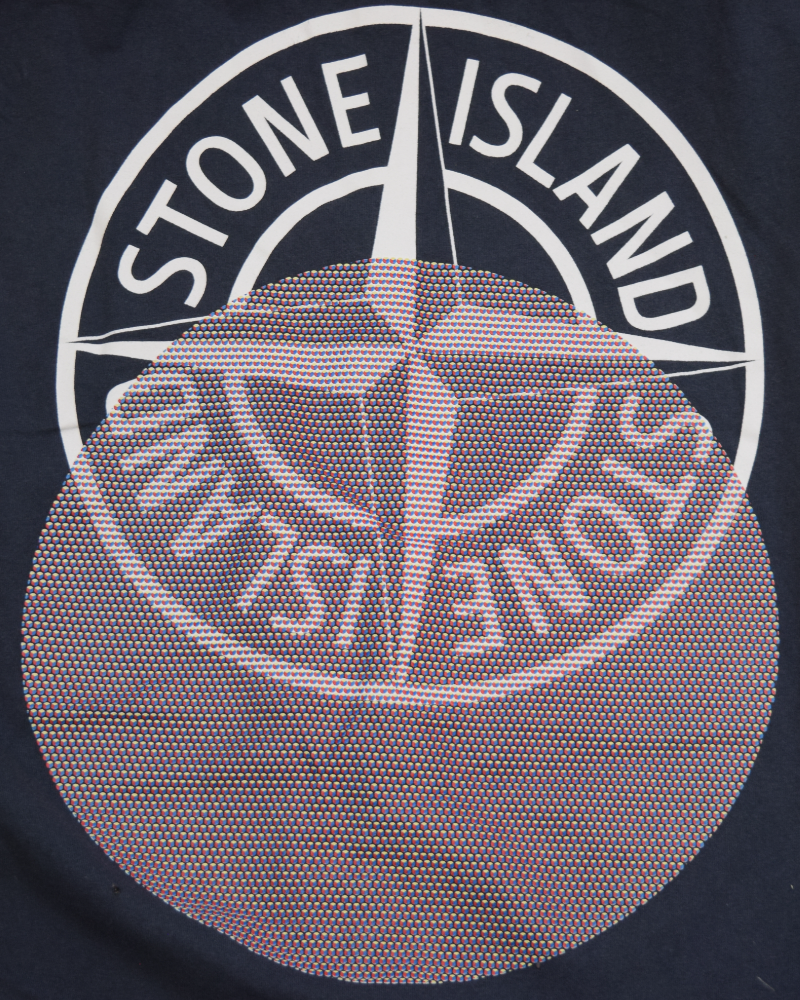 Stone Island Tricromia T-Shirt Grey detail view