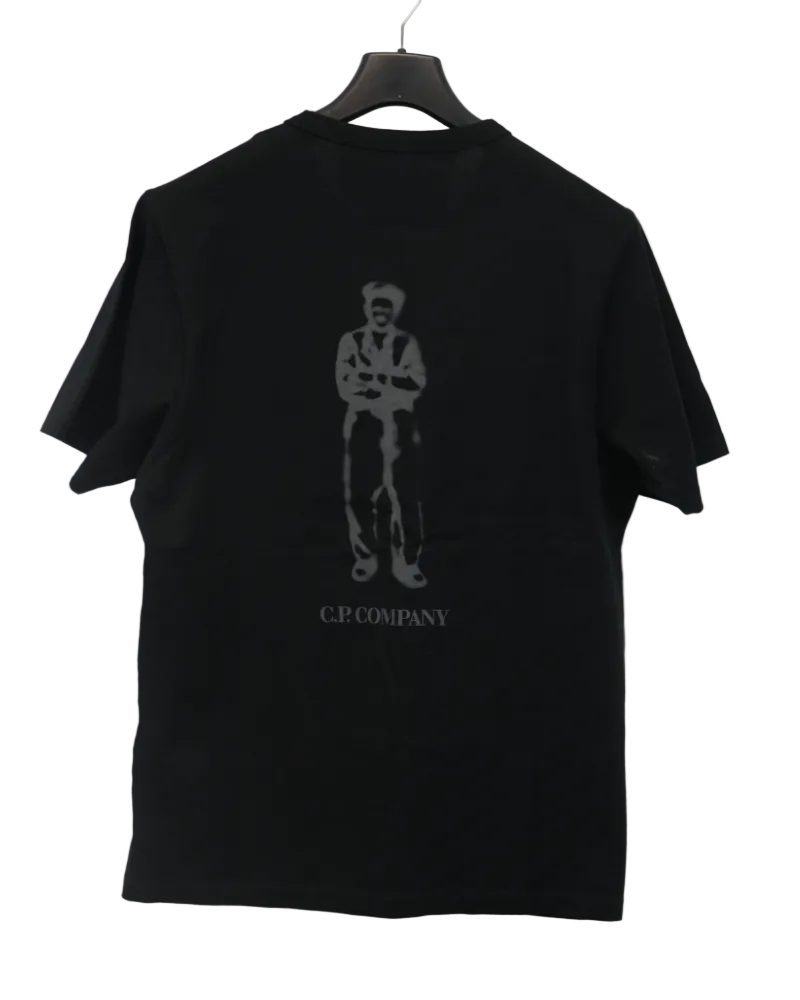 C.P. Company Mercerized Cotton Sailor Logo T-Shirt front view
