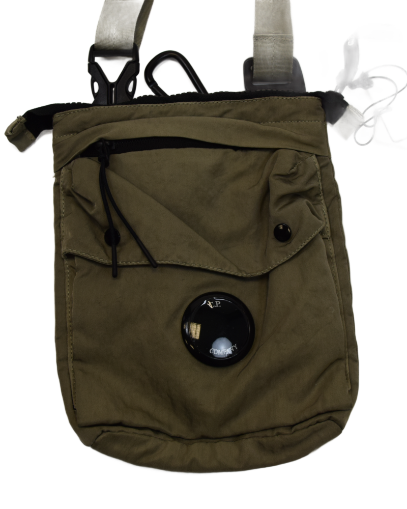 C.P Company Flatt Nylon Bag Khaki back view