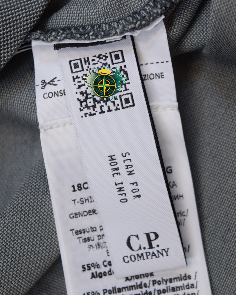 C.P Company Tacting T-Shirt Grey detail view