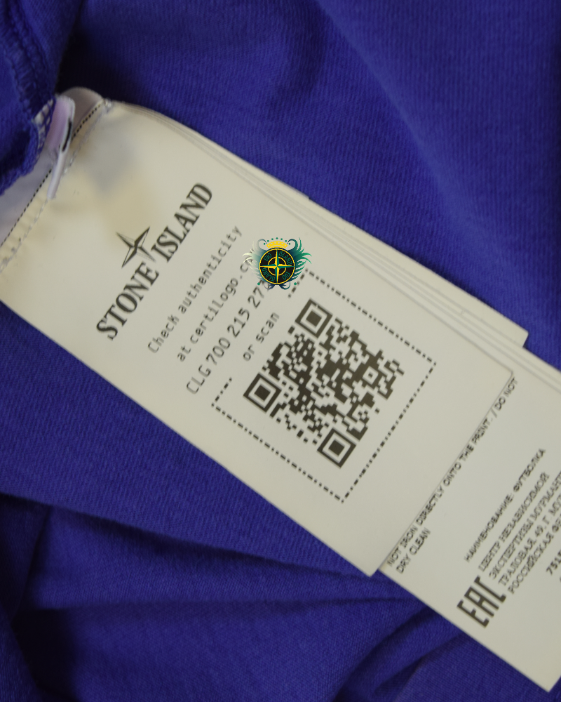 Stone Island Mixed Media 2 T-Shirt Purple detail view