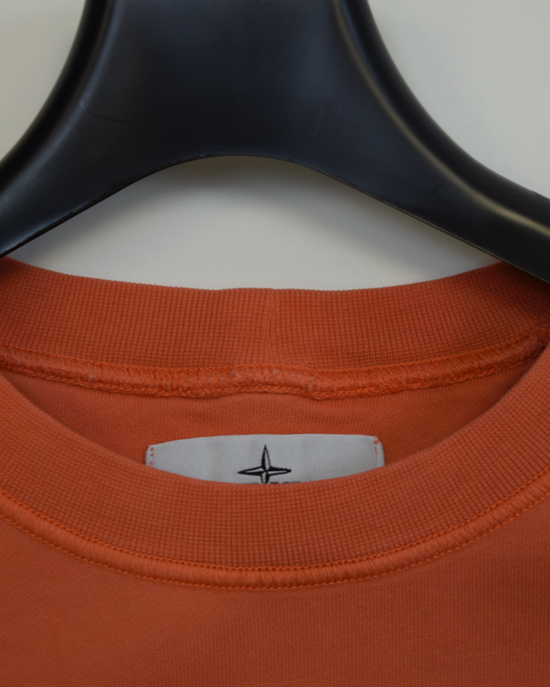 Stone Island Crewneck Sweater Salmon detail view