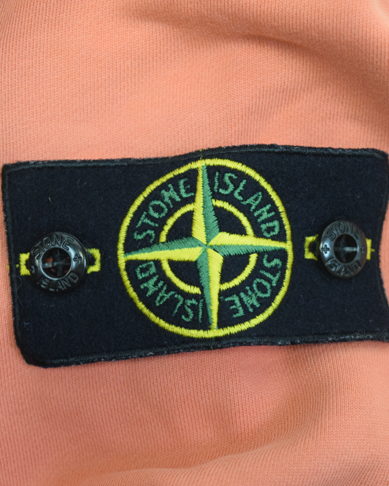 Stone Island Crewneck Sweater Salmon detail view