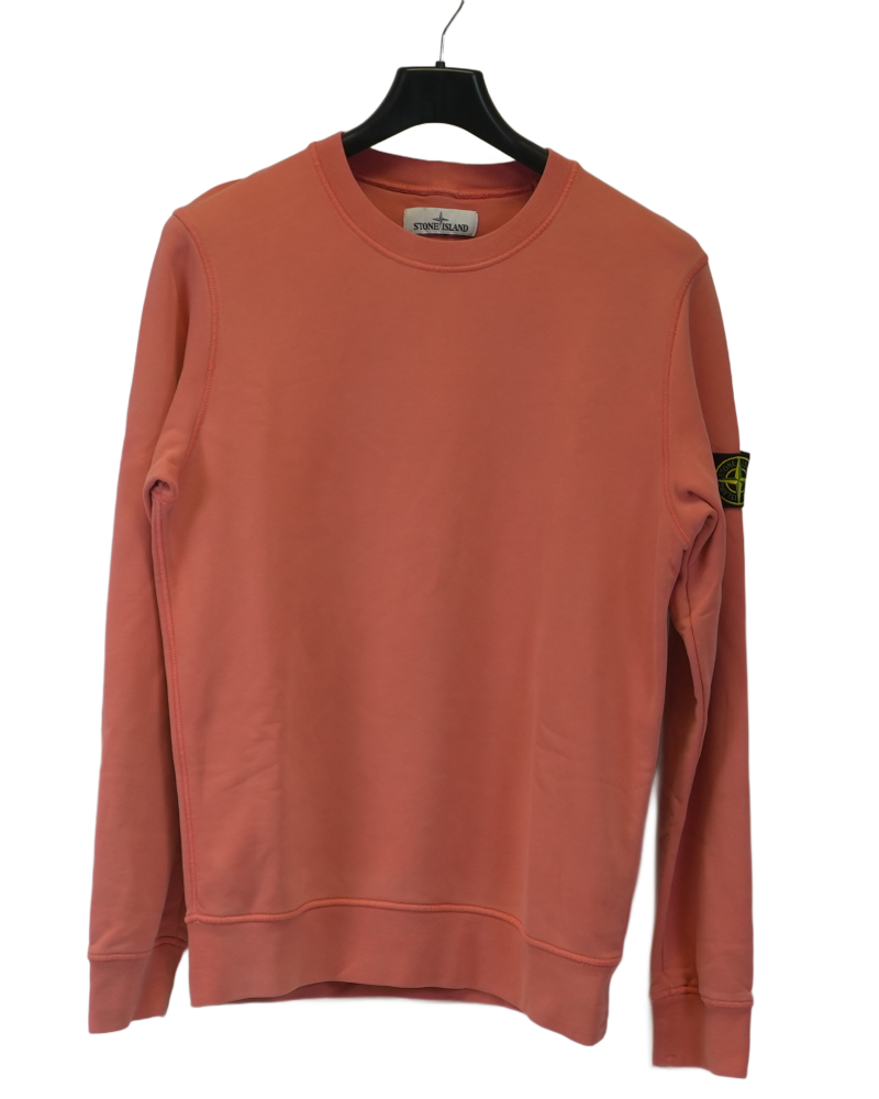 Stone Island Crewneck Sweater Salmon front view