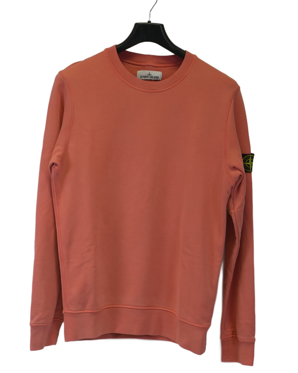 Stone Island Crewneck Sweater Salmon front view
