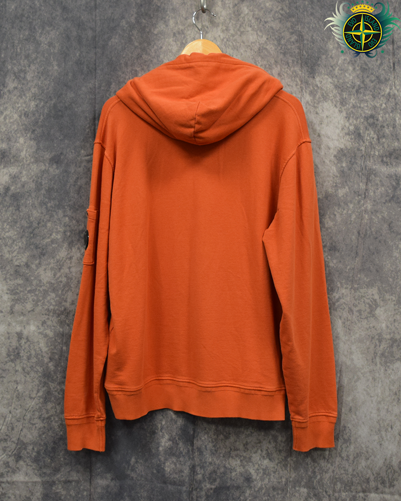 C.P Company Kangaroo Pocket Lens Hoodie Orange - S