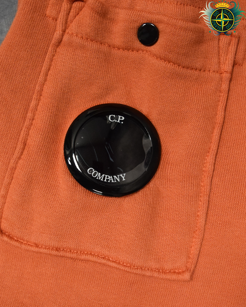 C.P Company Kangaroo Pocket Lens Hoodie Orange - S