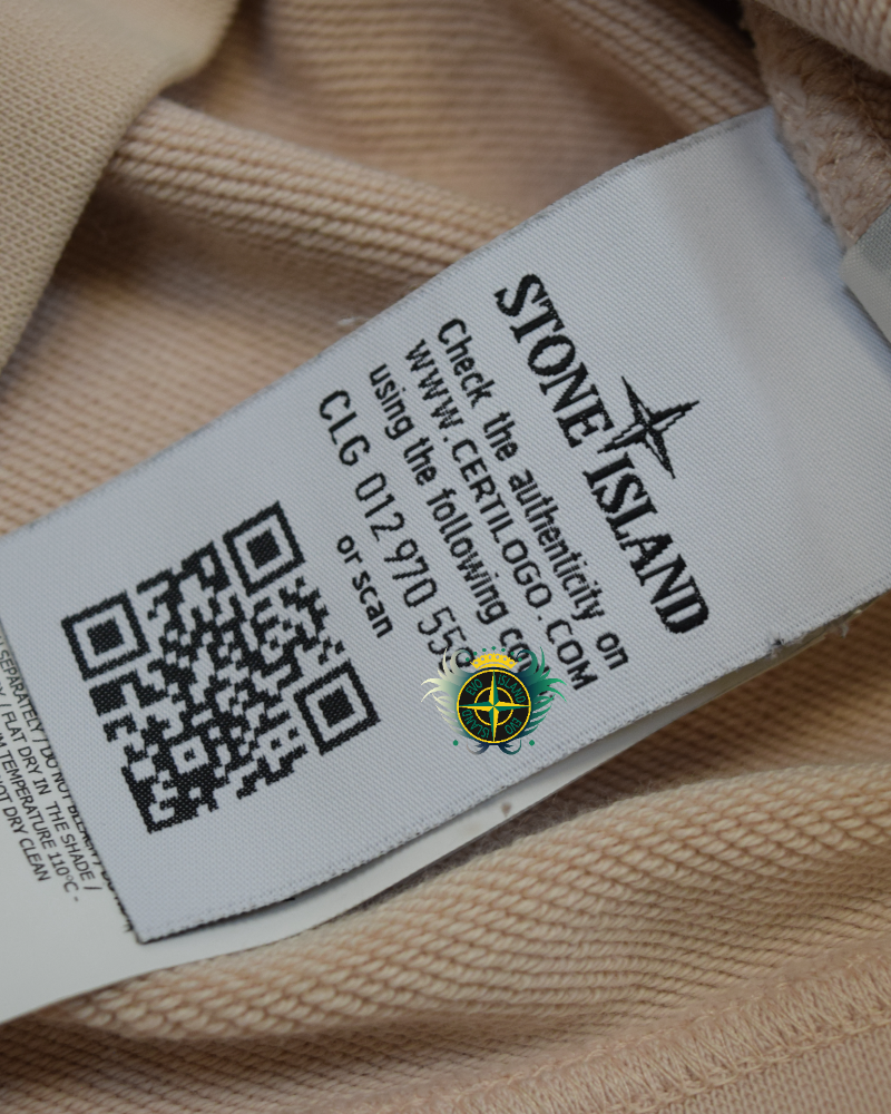Stone Island Crewneck Sweater Light Pink detail view
