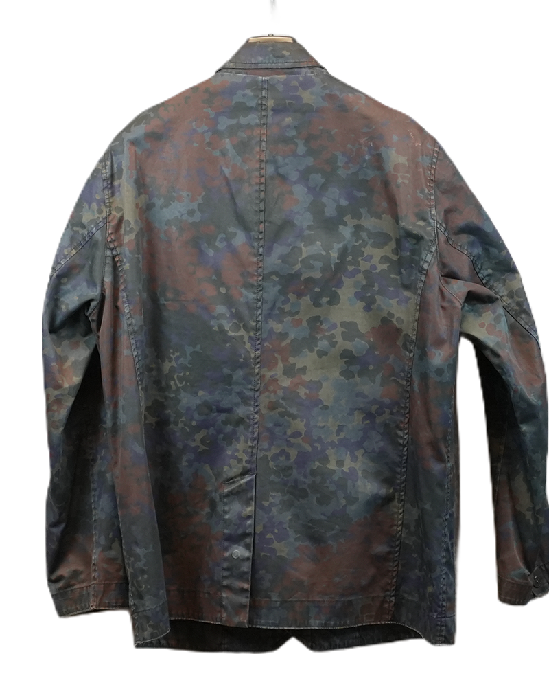 Stone Island Raso Gommato Camo Print OVD Field Jacket