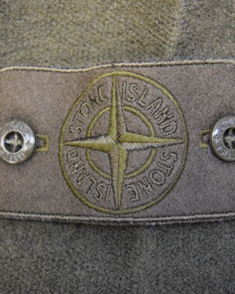 Stone Island Lana Wool Fleece Ghost Sweater Khaki