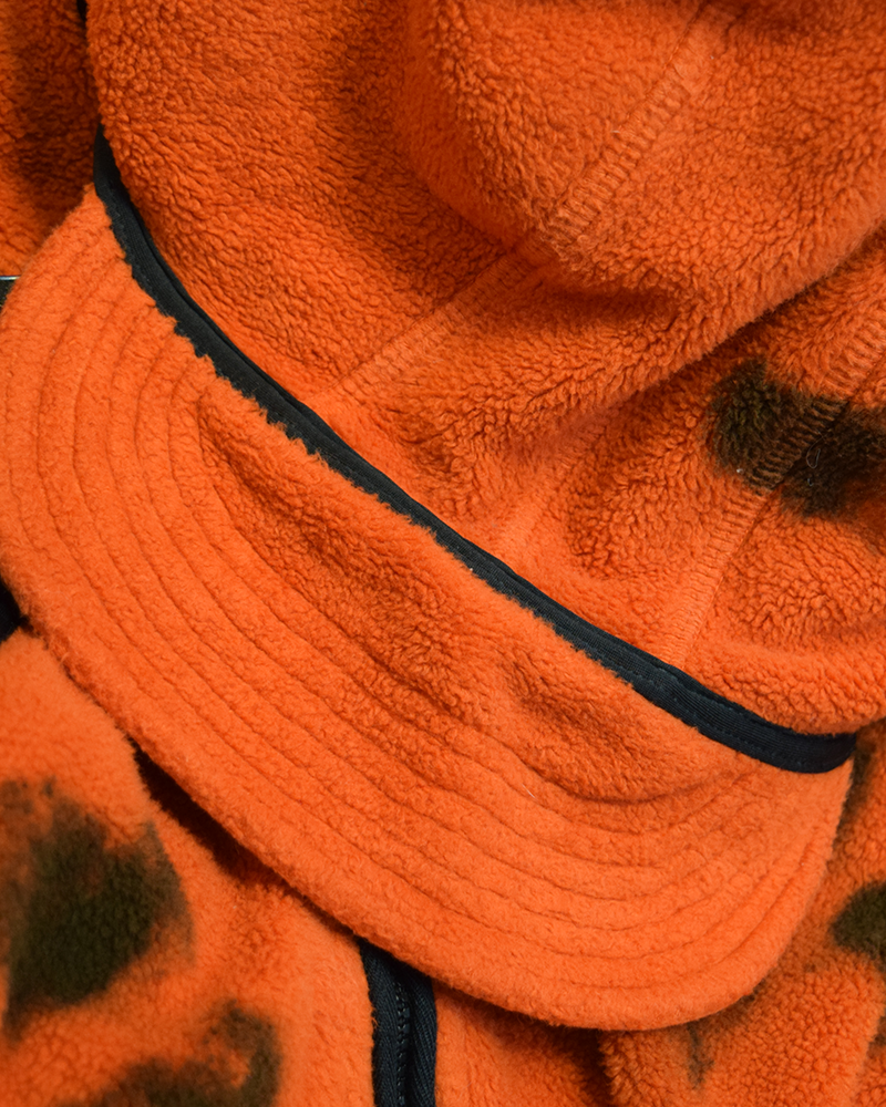 Stone Island Hand Sprayed Fleece Hoodie Red