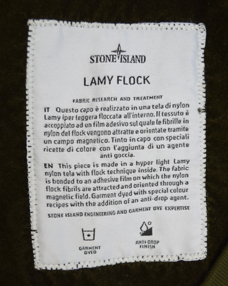 Stone Island Lamy Flock Jacket Gold