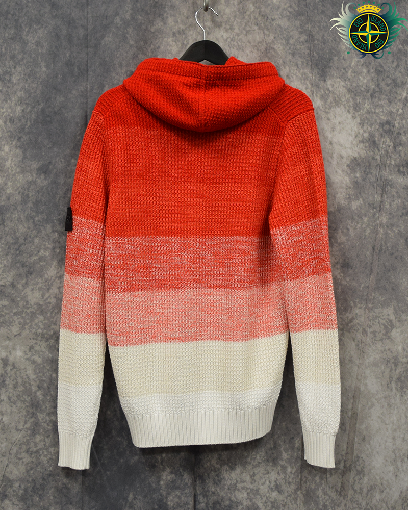 Stone Island Shadow Project Gradient Knit Red/White - M