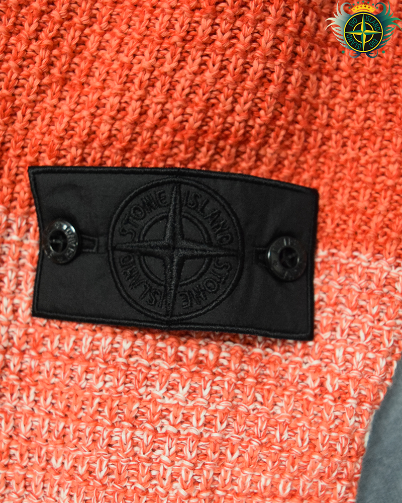 Stone Island Shadow Project Gradient Knit Red/White - M