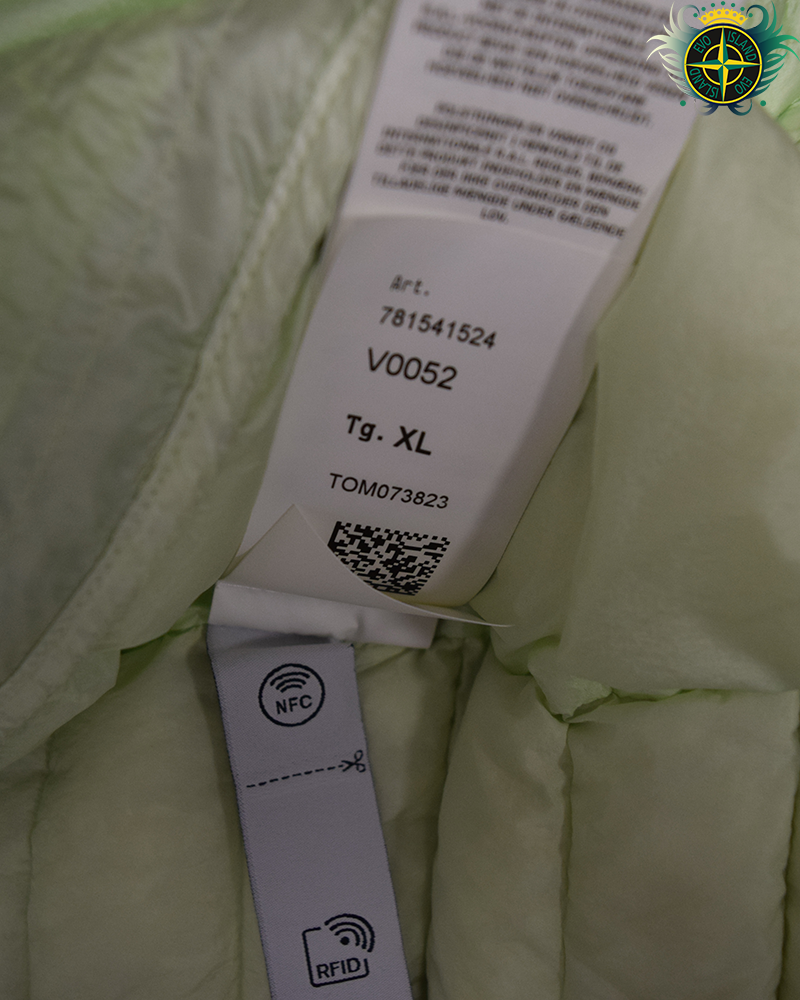 Stone Island Loom Woven Down Jacket Light Green - XL