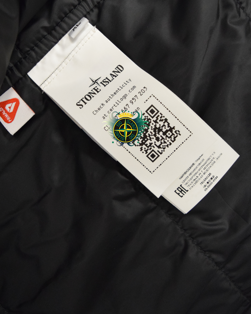 Stone Island Nylon Tela Primaloft Jacket Navy Blue - XL