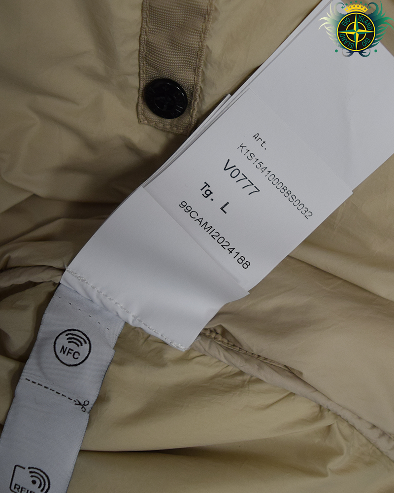 Stone Island Run Proof Nylon Mesh Jacket Mocha - L