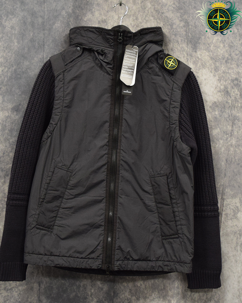Stone Island Naslan Light Watro Jacket/Gilet Navy Blue - M