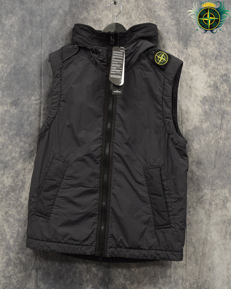Stone Island Naslan Light Watro Jacket/Gilet Navy Blue - M
