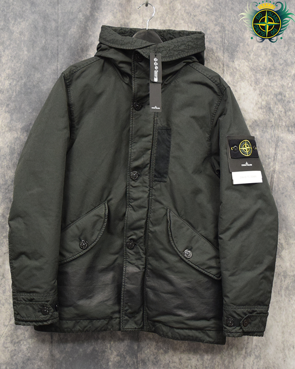 Stone Island David TC Down Jacket Charcoal - M