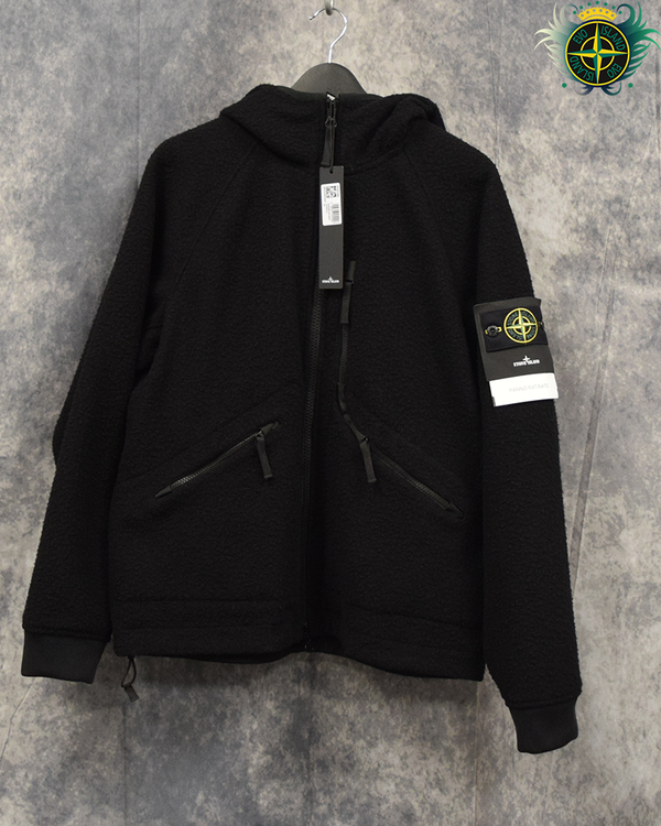 Stone Island Panno Ratinato Jacket Black - L