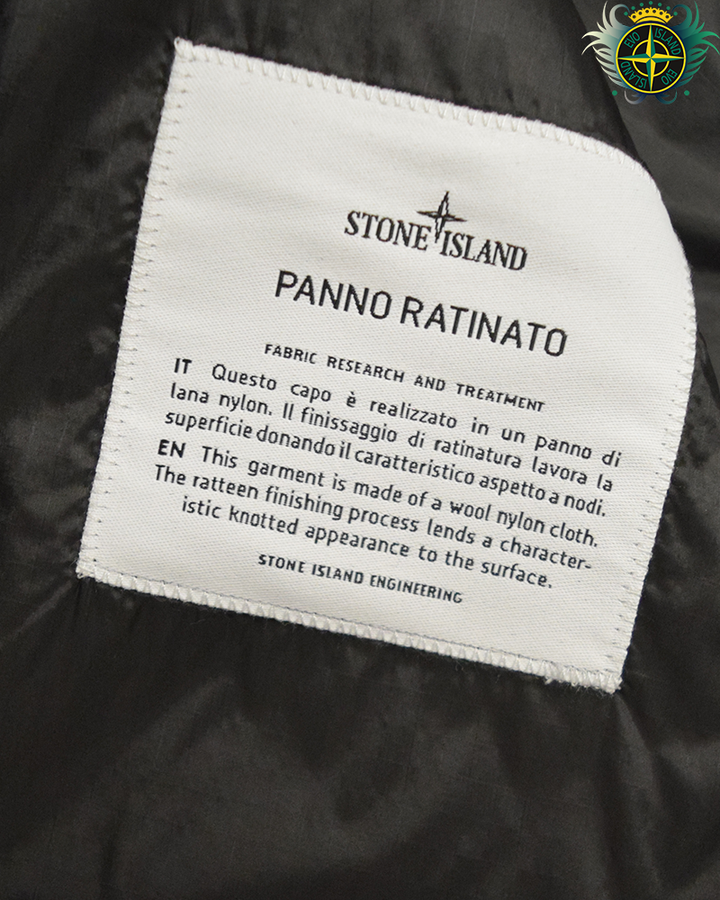 Stone Island Panno Ratinato Jacket Black