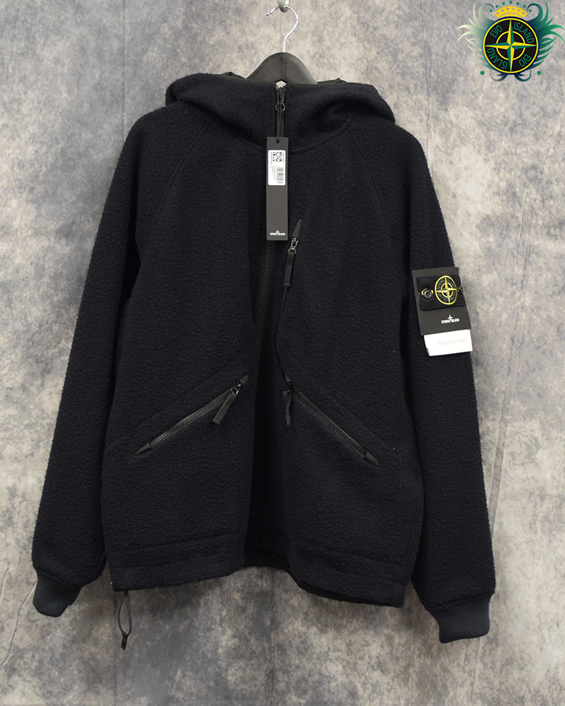 Stone Island Panno Ratinato Jacket Black - M