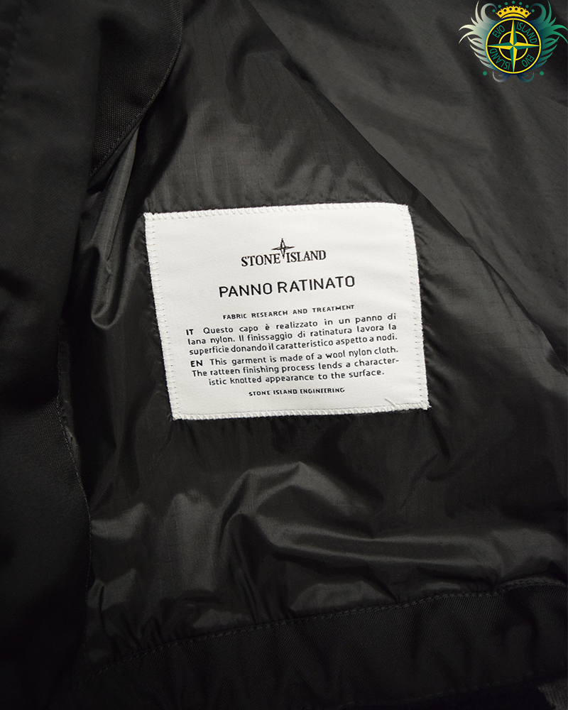 Stone Island Panno Ratinato Jacket Black - M