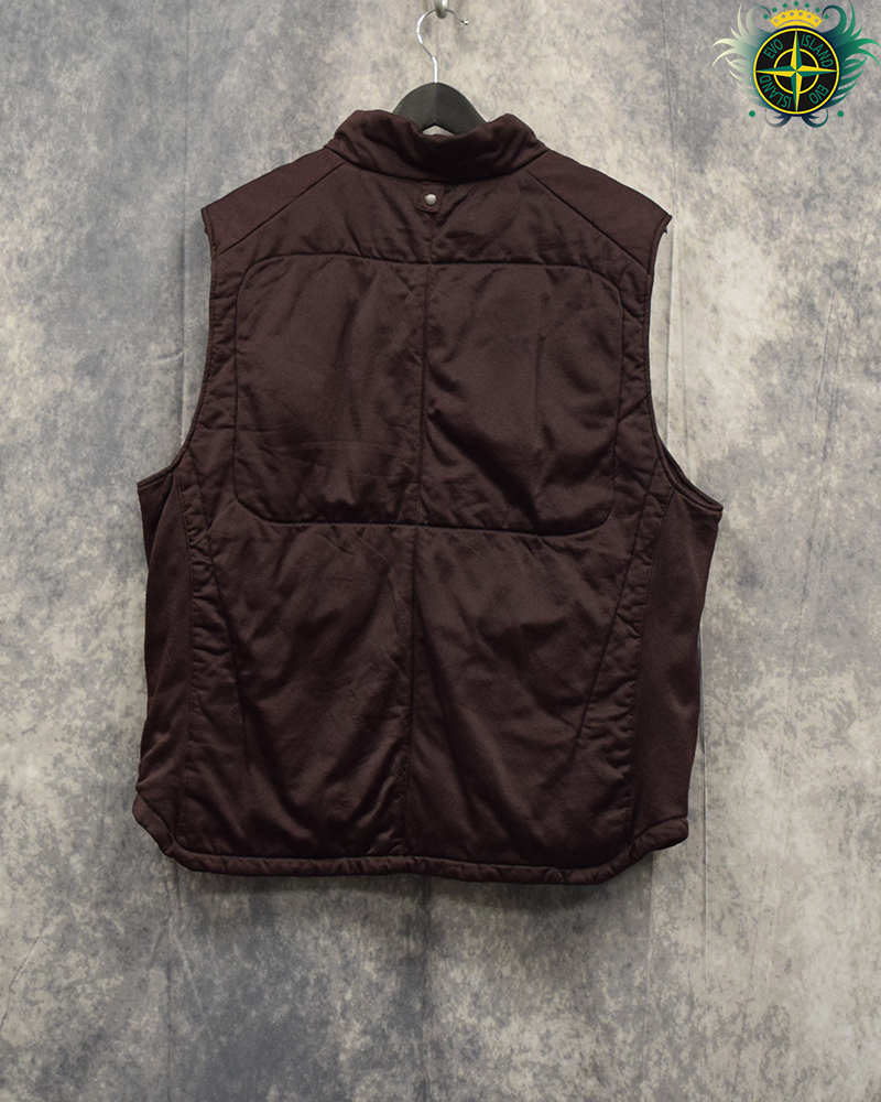 Stone Island Vintage Shadow Project Gilet Burgundy - XL