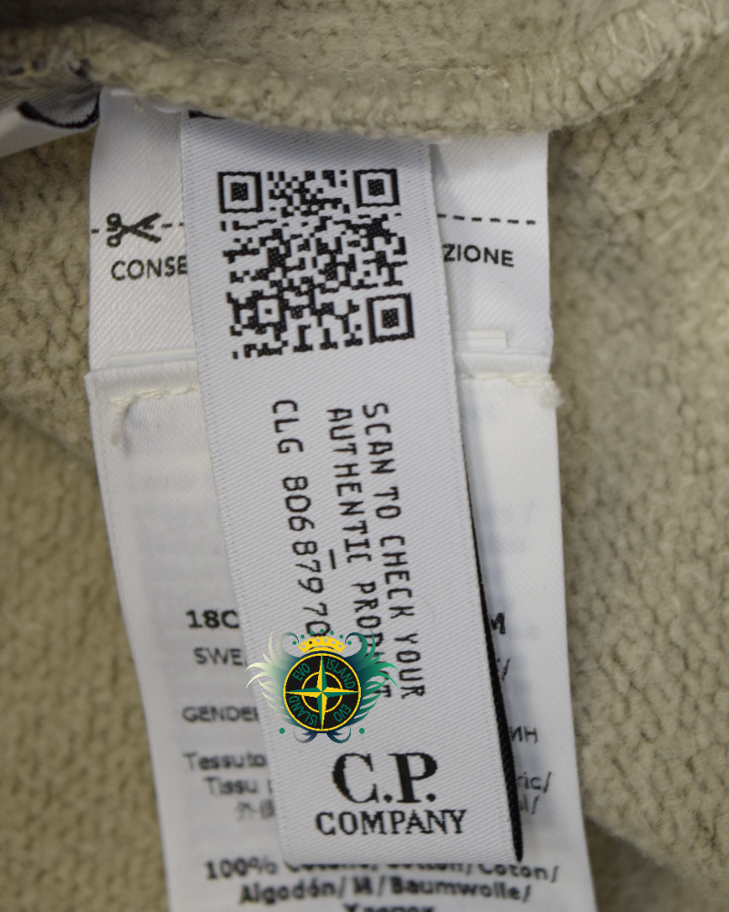 C. P Palace x Palace Goggle Hoodie Stone detail view