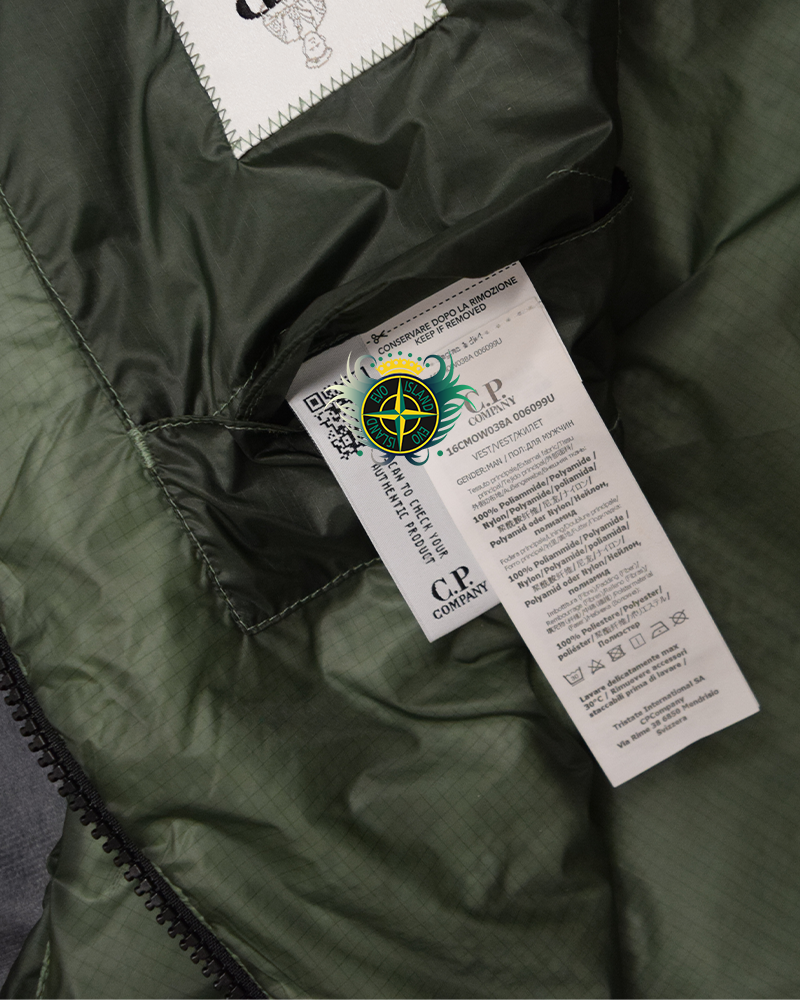 C.P Company Primaloft Nada Shell Gilet Green - L