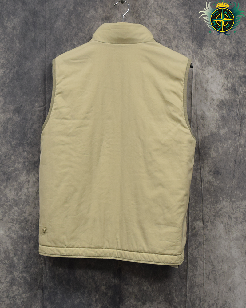 Stone Island Ghost Reversible Gilet Ivory - S