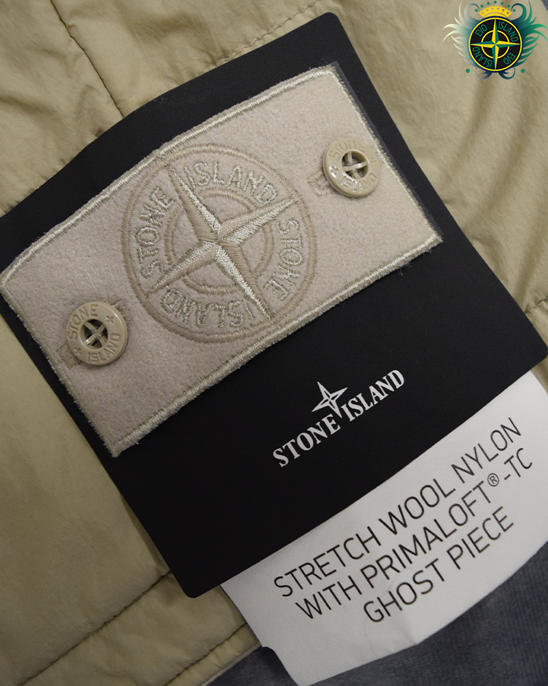 Stone Island Ghost Reversible Gilet Ivory - S