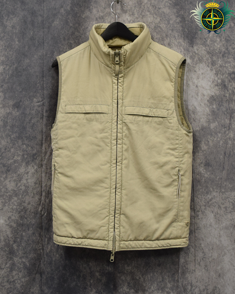 Stone Island Ghost Reversible Gilet Ivory - S