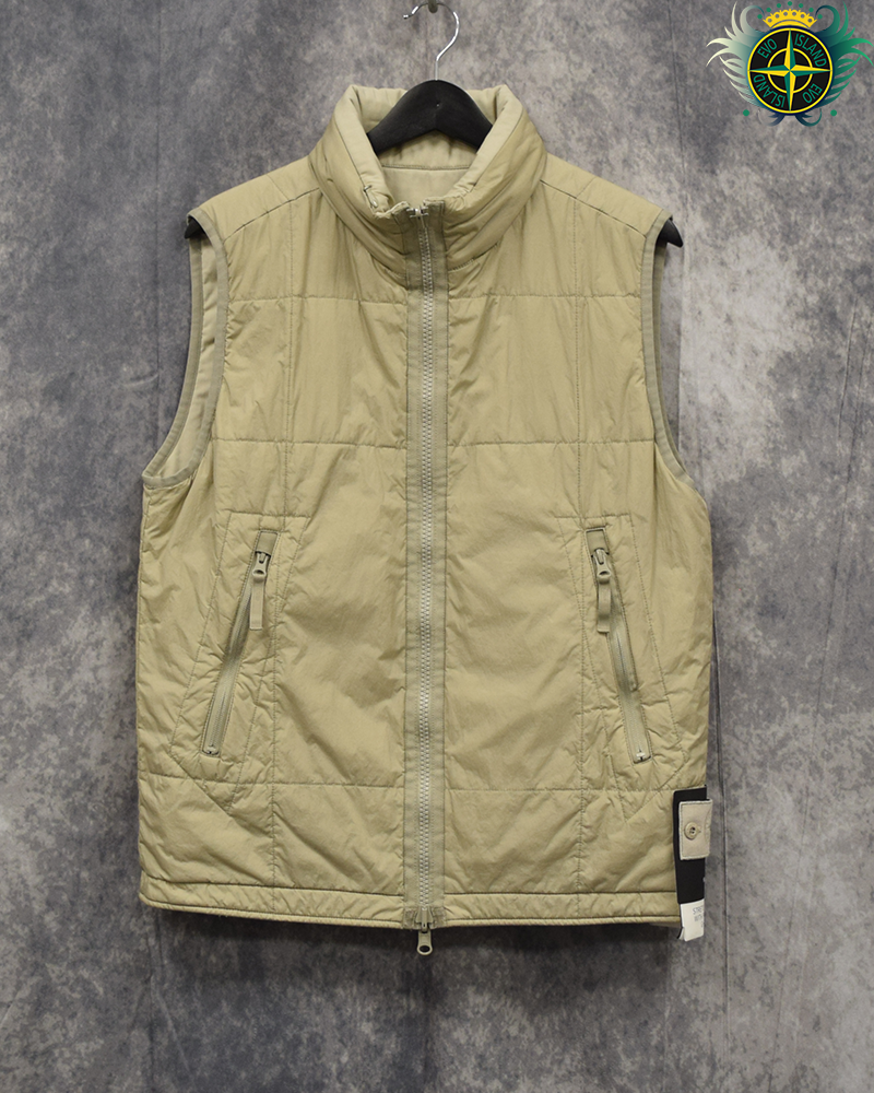 Stone Island Ghost Reversible Gilet Ivory - S