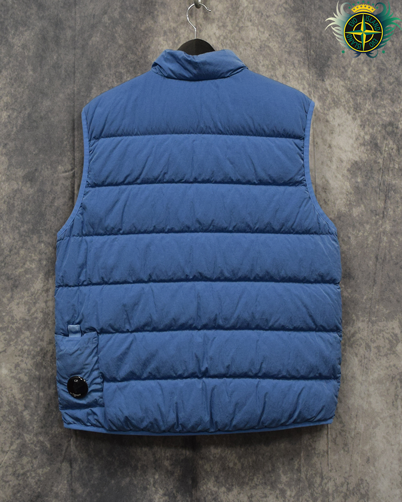 C.P Company Eco Chrome R Down Gilet Blue - XL