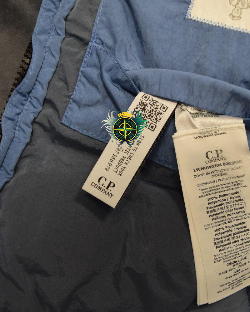 C.P Company Eco Chrome R Down Gilet Blue - XL